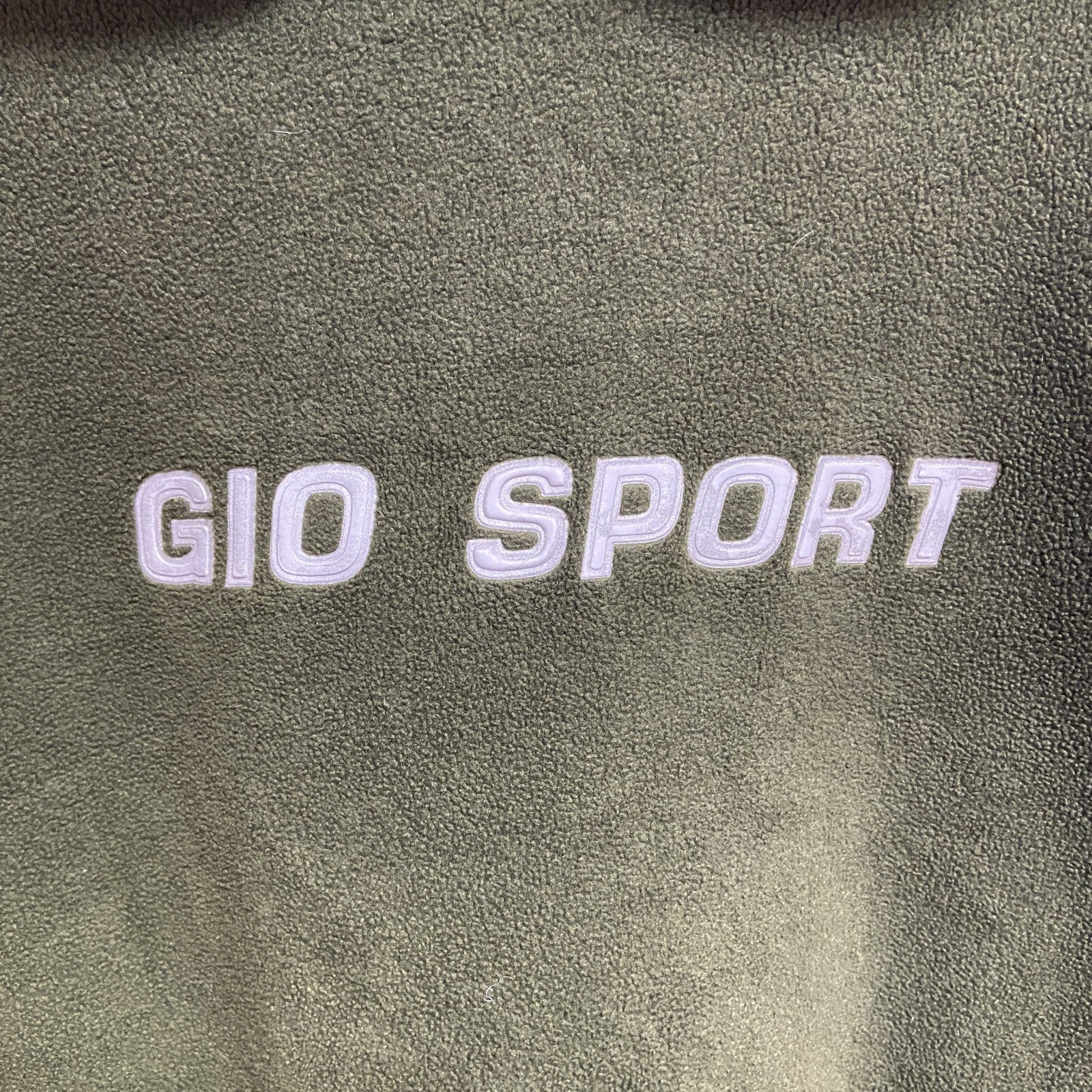 GIORDANO　長袖ロゴワッペンパーカー　フリース　SPORT　緑　グリーン　秋冬服　ビッグシルエット　XLサイズ　古着