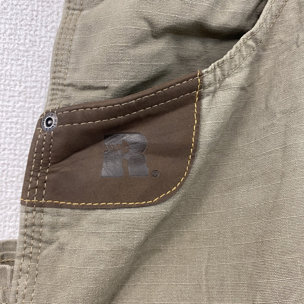 Wrangler　ラングラー　カーゴパンツ　ジップフライ　カーキ　W36サイズ　古着