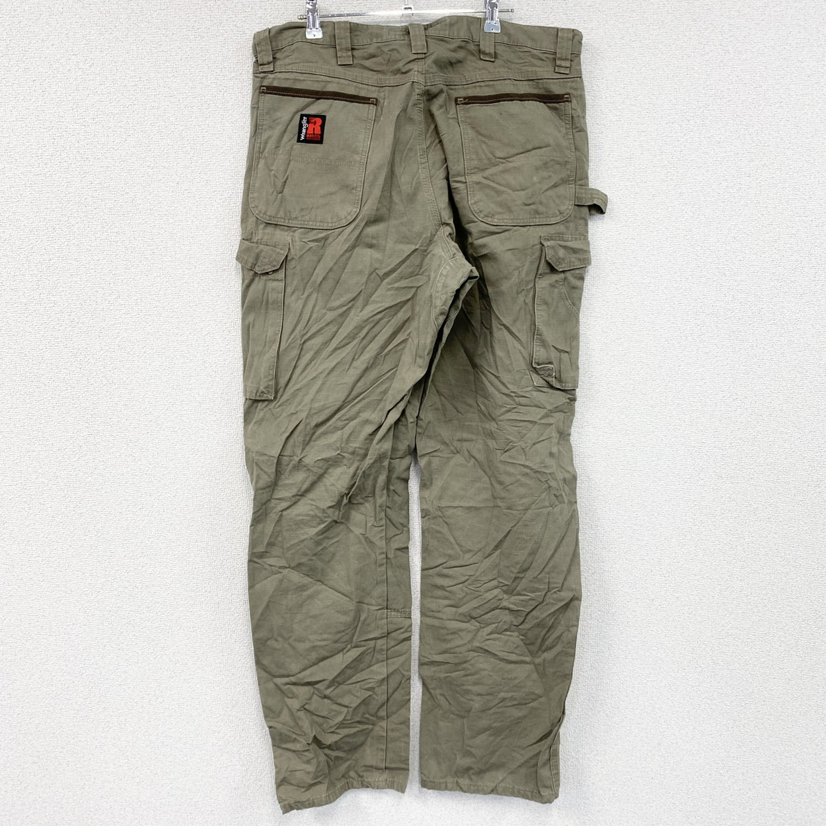 Wrangler　ラングラー　カーゴパンツ　ジップフライ　カーキ　W36サイズ　古着