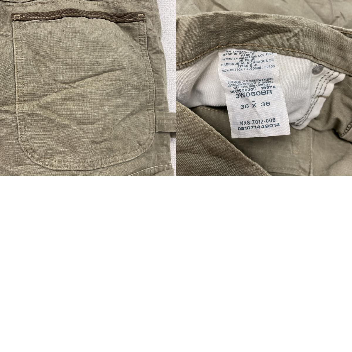 Wrangler　ラングラー　カーゴパンツ　ジップフライ　カーキ　W36サイズ　古着
