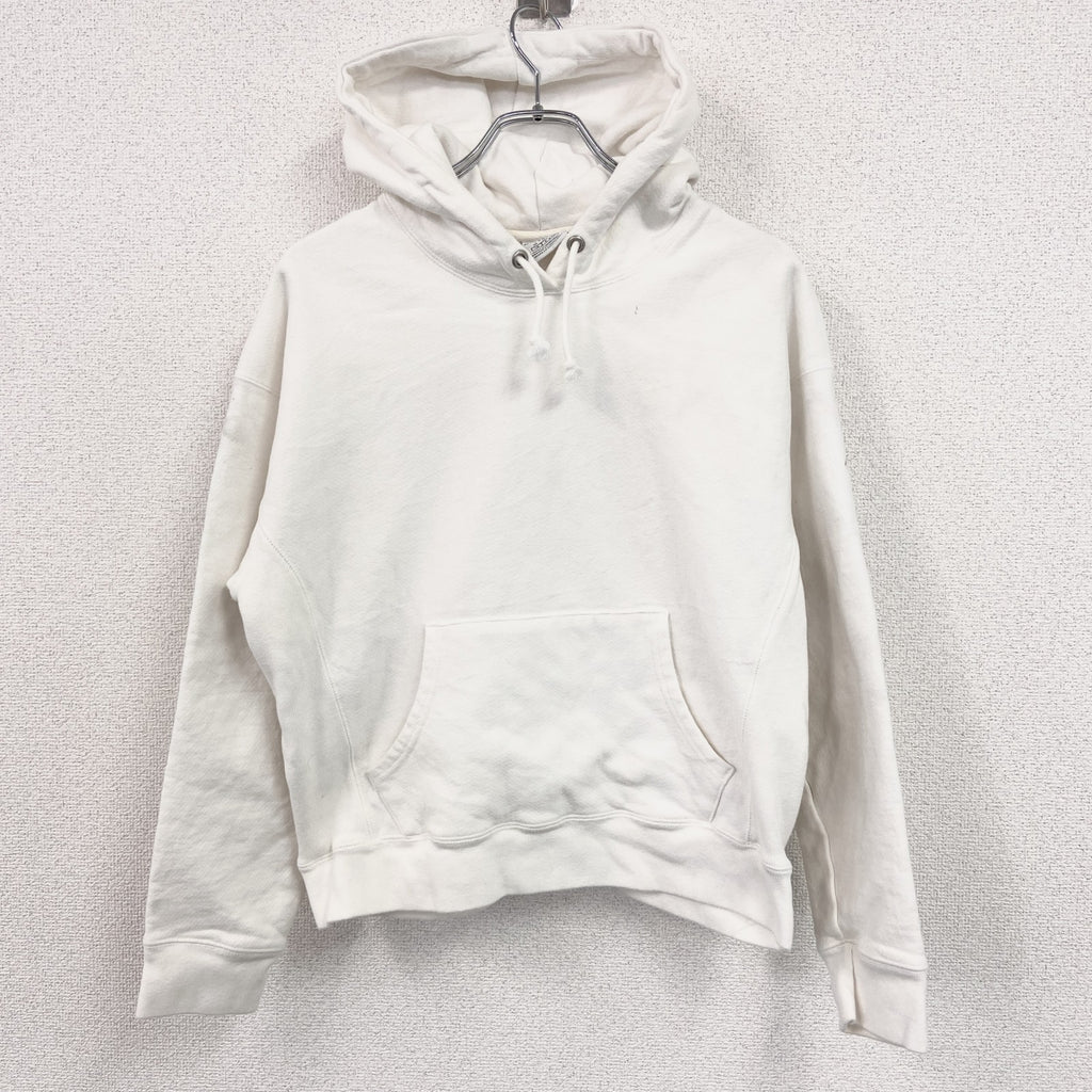 Champion　チャンピオン　リバースウィーブ　スウェットパーカー/フーディー　完全目無し　白　ホワイト　2XLサイズ　古着