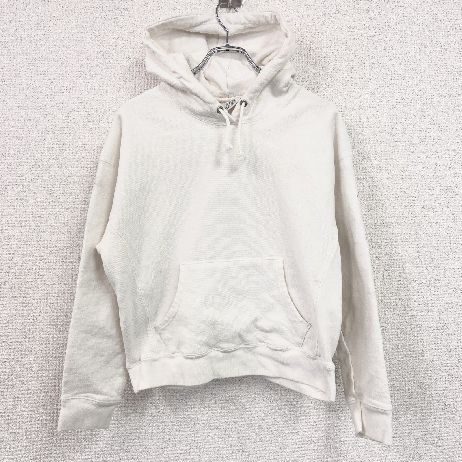 Champion　チャンピオン　リバースウィーブ　スウェットパーカー/フーディー　完全目無し　白　ホワイト　2XLサイズ　古着