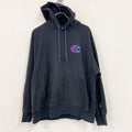 Champion　チャンピオン　リバースウィーブ　スウェットパーカー/フーディー　黒　ブラック　2XLサイズ　古着