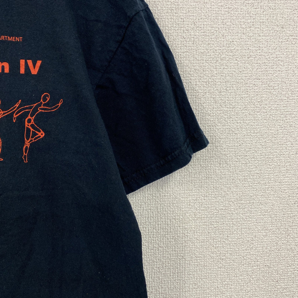 00s　GILDAN　ギルダン　半袖プリントTシャツ　8連プリント　両面プリント　ダンス　ヴィンテージ　紺　ネイビー　Sサイズ　古着