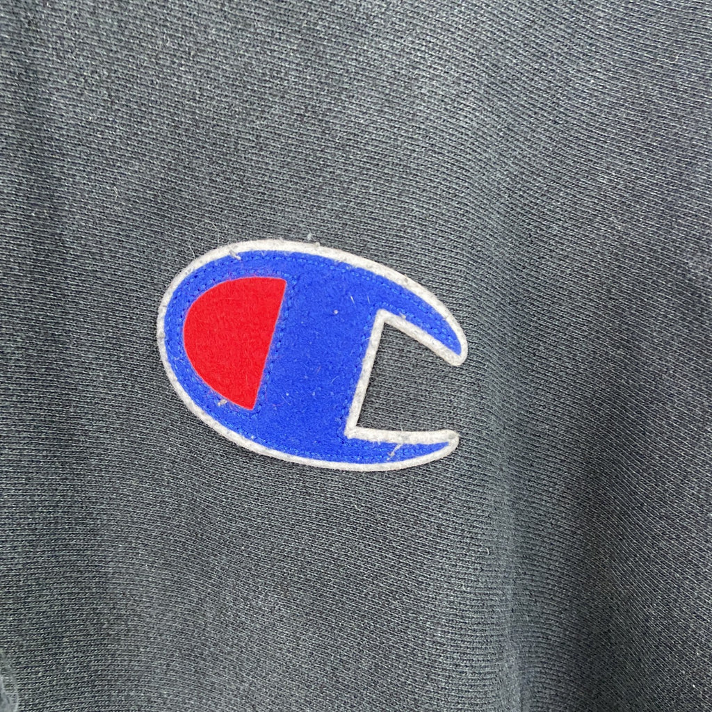 Champion　チャンピオン　リバースウィーブ　スウェットパーカー/フーディー　黒　ブラック　2XLサイズ　古着