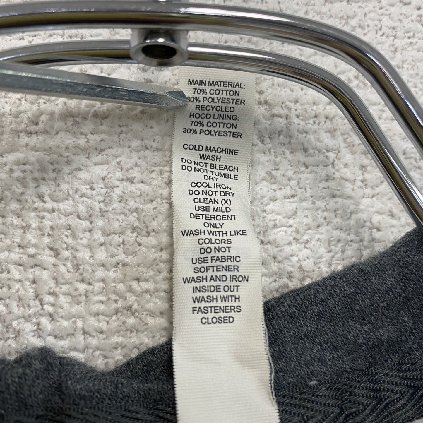 adidas　アディダス　フルジップスウェットパーカー/フーディー　パフォーマンスロゴ　デカロゴ　グレー　Mサイズ