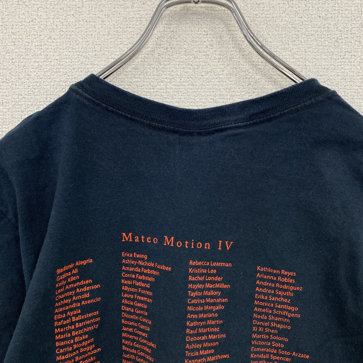 00s　GILDAN　ギルダン　半袖プリントTシャツ　8連プリント　両面プリント　ダンス　ヴィンテージ　紺　ネイビー　Sサイズ　古着