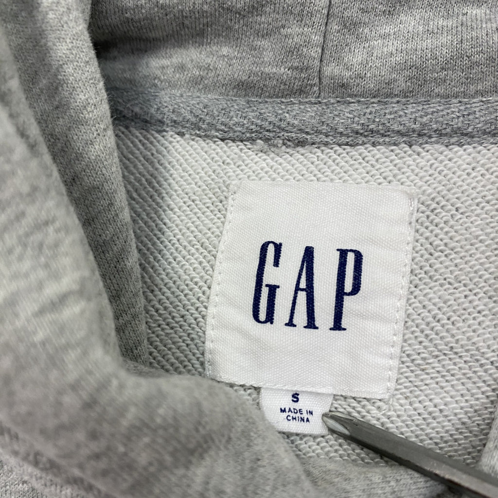 GAP　ギャップ　スウェットパーカー/フーディー　無地　灰色　グレー　Sサイズ　古着