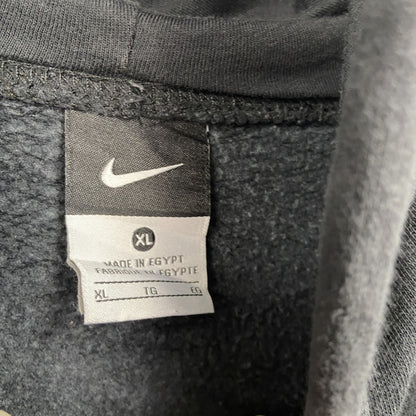 NIKE　ナイキ　スウェットパーカー/フーディー　スウッシュ　デカロゴ　黒　ブラック　XLサイズ