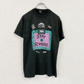 FRUIT OF THE LOOM　フルーツオブザルーム　半袖プリントTシャツ　シングルステッチ　ヴィンテージ　黒　ブラック　Mサイズ　古着