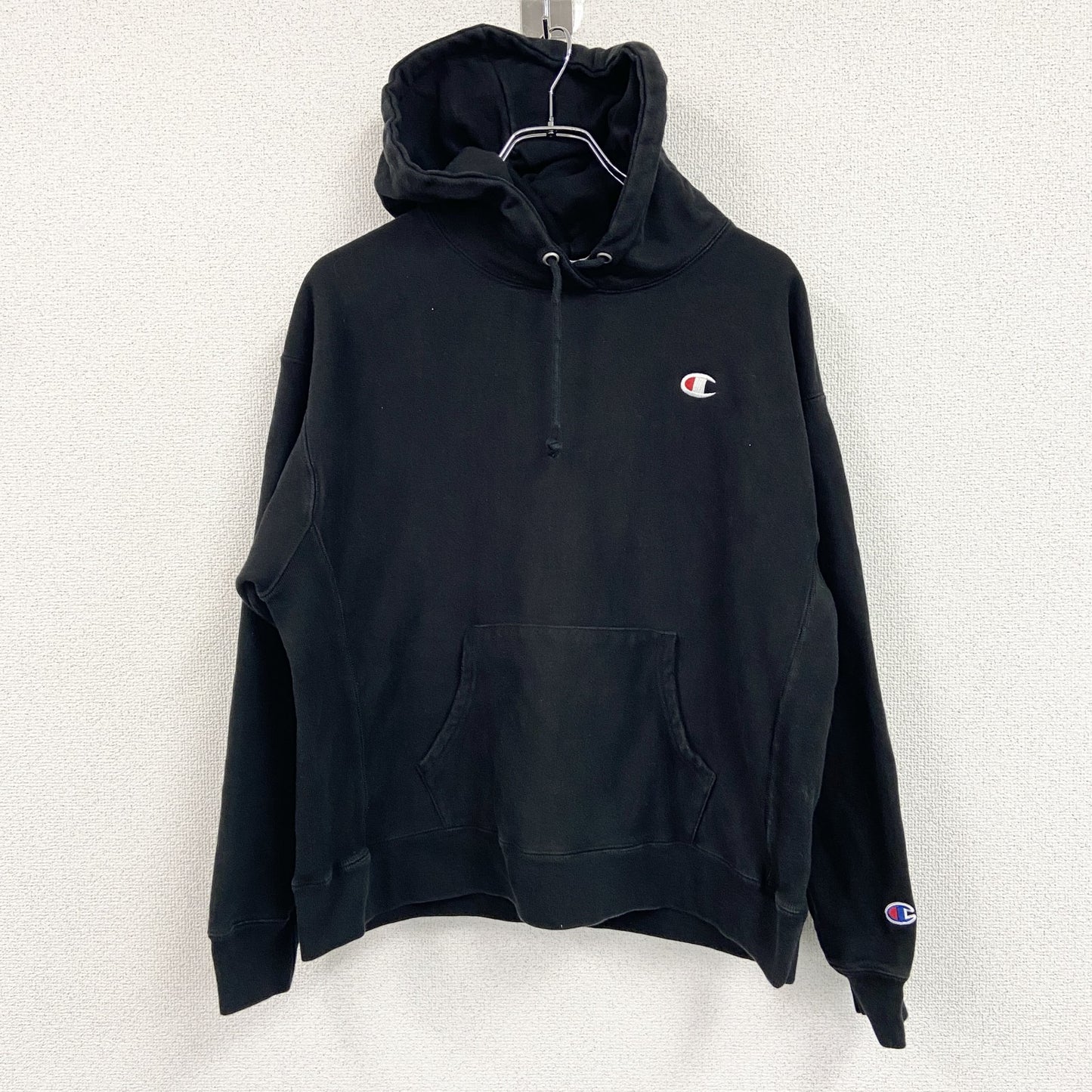 Champion　チャンピオン　リバースウィーブ　スウェットパーカー/フーディー　黒　ブラック　3XLサイズ