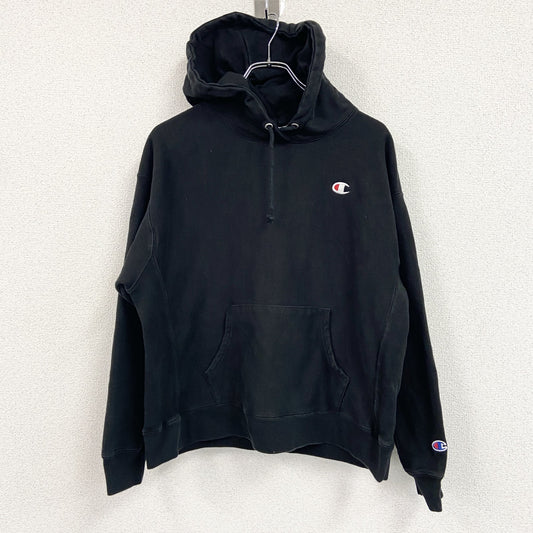 Champion　チャンピオン　リバースウィーブ　スウェットパーカー/フーディー　黒　ブラック　3XLサイズ