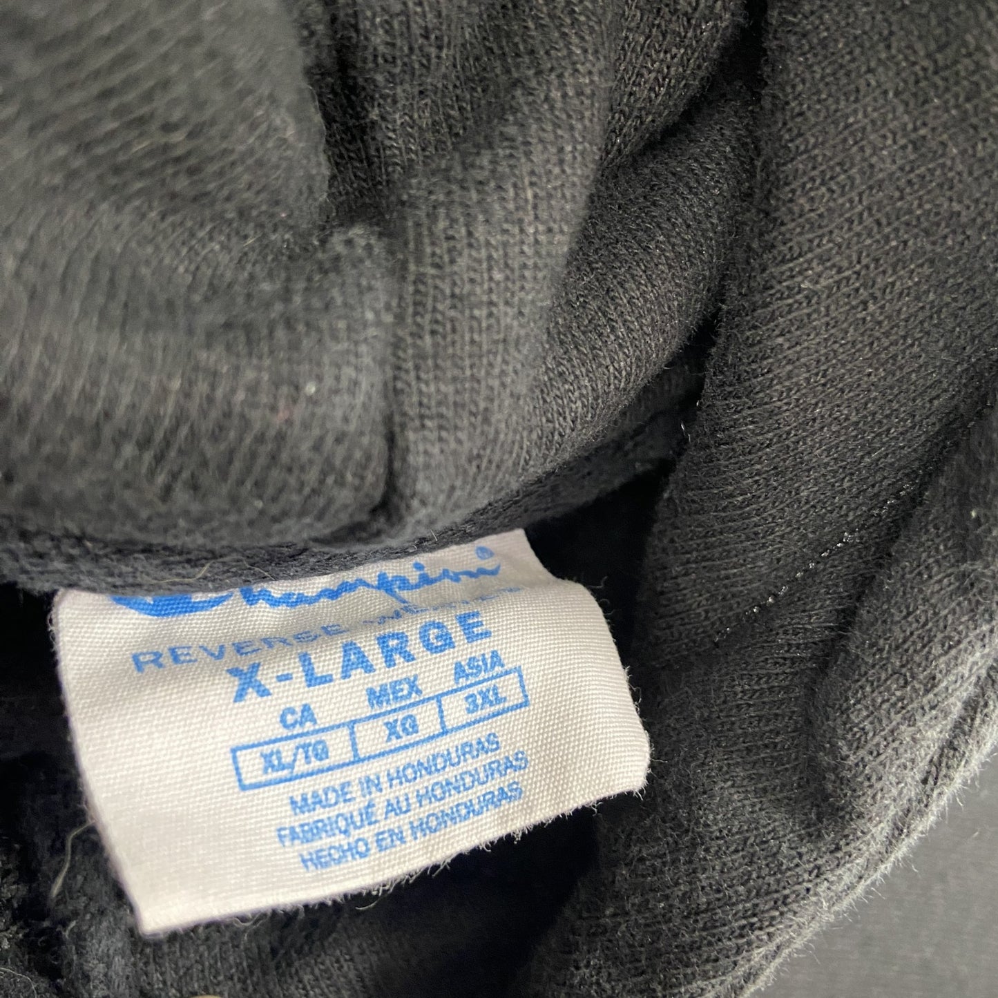 Champion　チャンピオン　リバースウィーブ　スウェットパーカー/フーディー　黒　ブラック　3XLサイズ