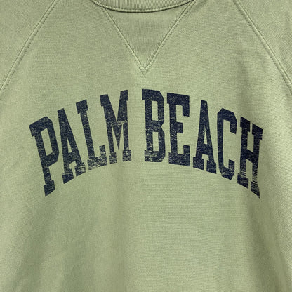 Champion　チャンピオン　リバースウィーブ　スウェット/トレーナー　前V　ラグランスリーブ　緑　グリーン　Mサイズ