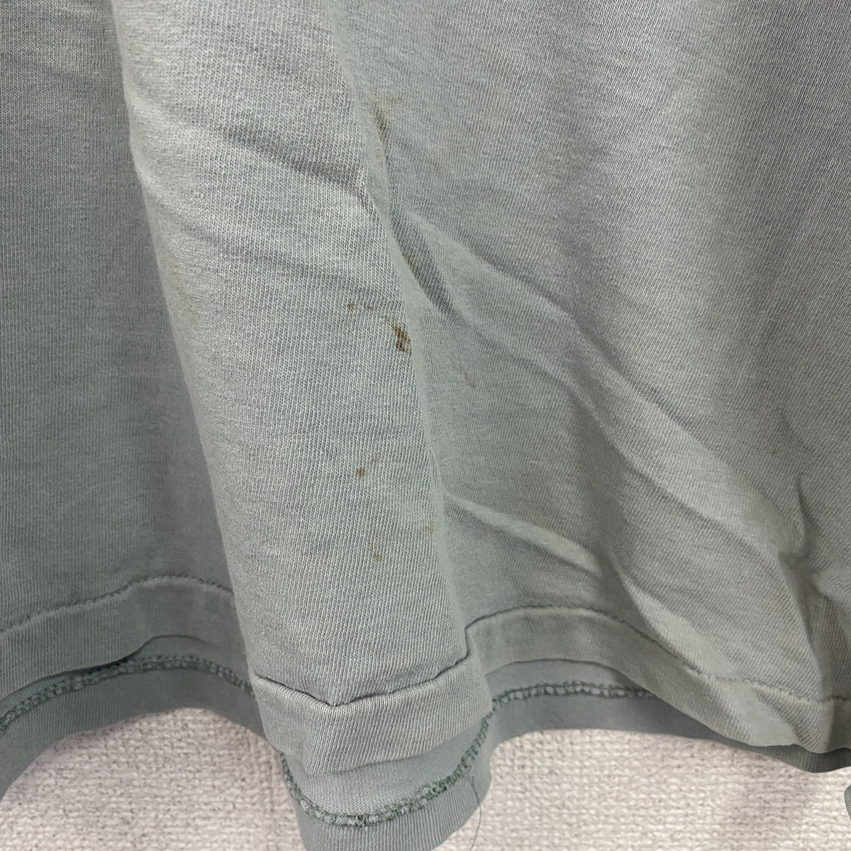 GHESAPEAKE BAY　チェサピークベイ　半袖プリントTシャツ　シングルステッチ　ヴィンテージ　灰色　グレー　XLサイズ カットソー メンズ コットン 古着