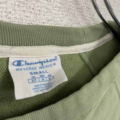 Champion　チャンピオン　リバースウィーブ　スウェット/トレーナー　前V　ラグランスリーブ　緑　グリーン　Mサイズ