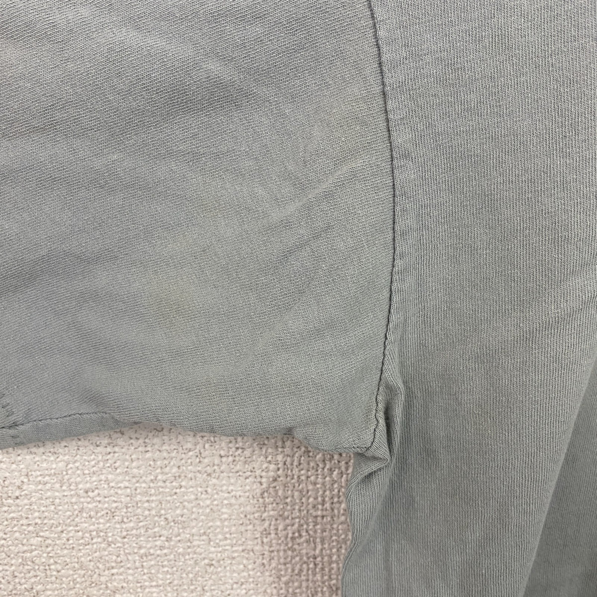 GHESAPEAKE BAY　チェサピークベイ　半袖プリントTシャツ　シングルステッチ　ヴィンテージ　灰色　グレー　XLサイズ カットソー メンズ コットン 古着