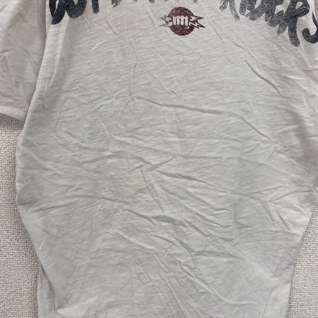 KEY LARGO　キーラーゴ　半袖プリントTシャツ　白　ホワイト　Lサイズ　古着