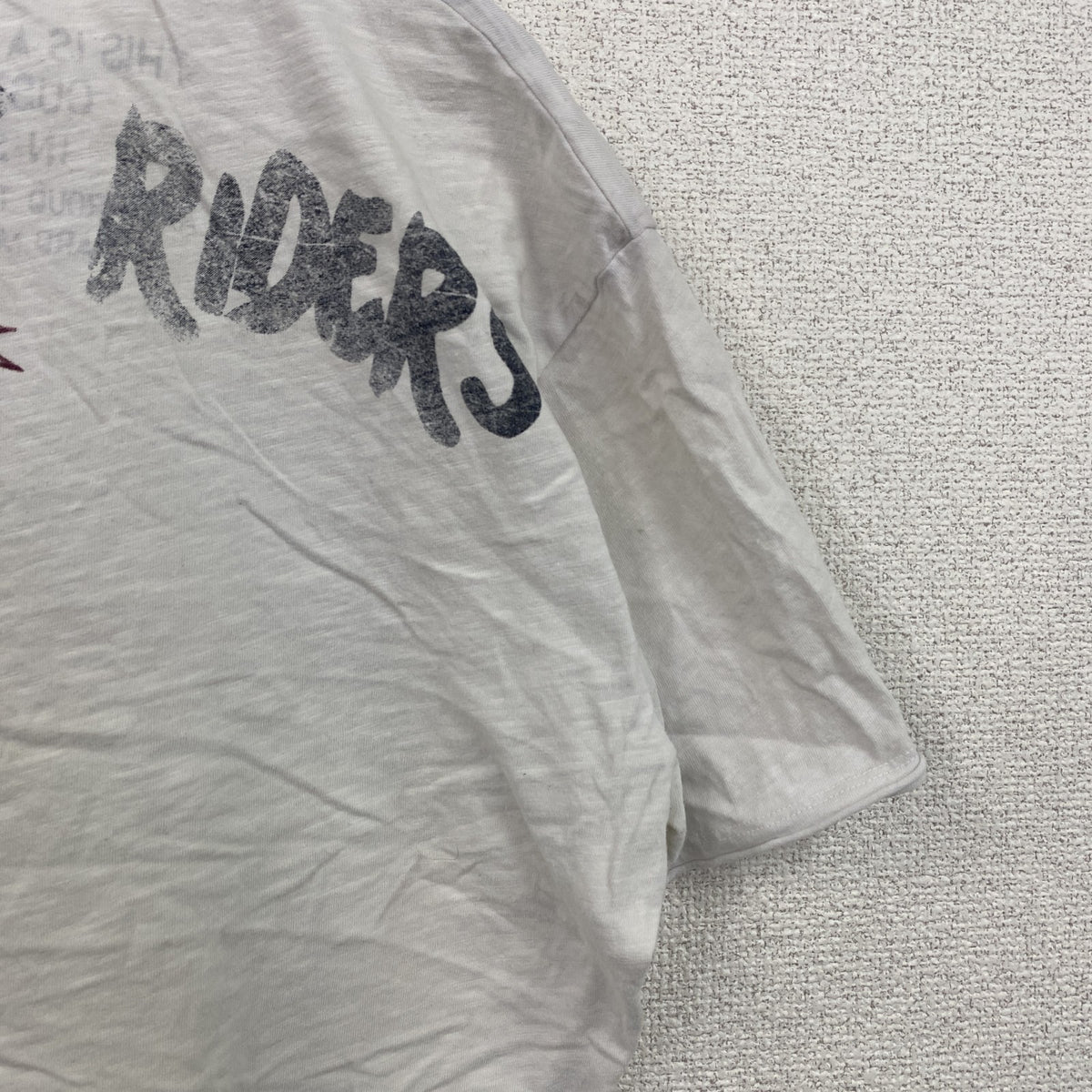 KEY LARGO　キーラーゴ　半袖プリントTシャツ　白　ホワイト　Lサイズ　古着