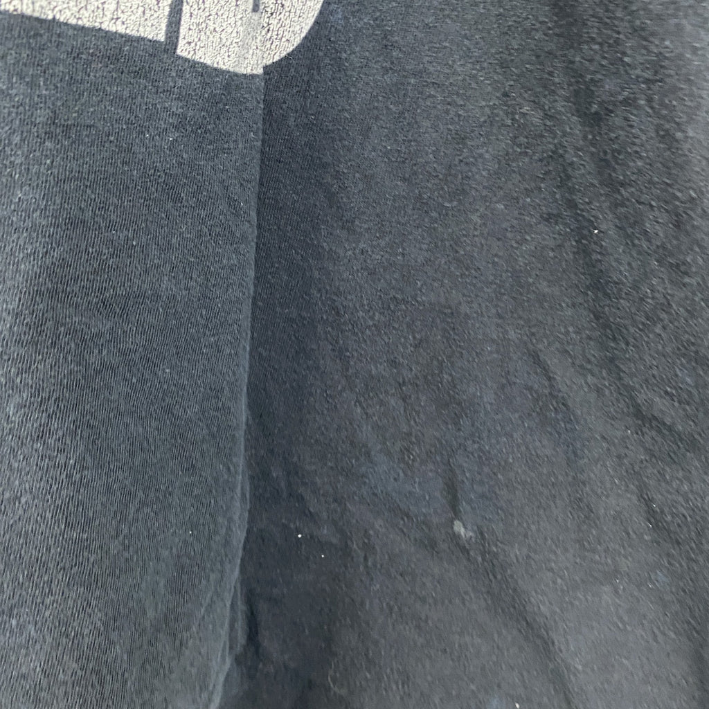 ANVIL　アンヴィル　半袖プリントTシャツ　年齢T　ルート　4連プリント　黒　ブラック　Lサイズ　古着
