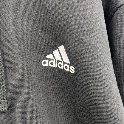 adidas　アディダス　スウェットパーカー/フーディー　パフォーマンスロゴ　黒　ブラック　Lサイズ