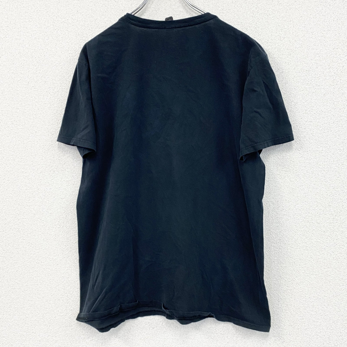 ANVIL　アンヴィル　半袖プリントTシャツ　年齢T　ルート　4連プリント　黒　ブラック　Lサイズ　古着