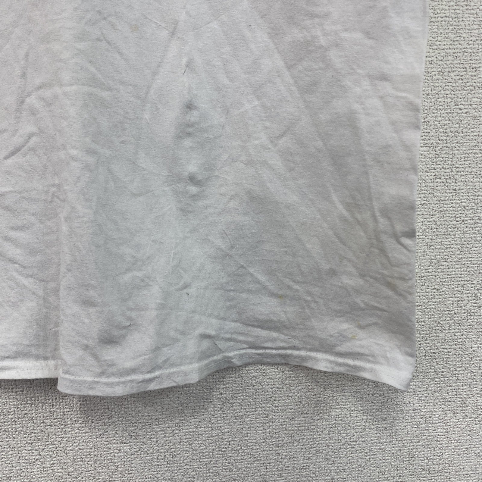 ROTA supply　ロタサプライ　半袖プリントＴシャツ　ハイエナ　目玉　クルーネック　白　ホワイト　XLサイズ　古着