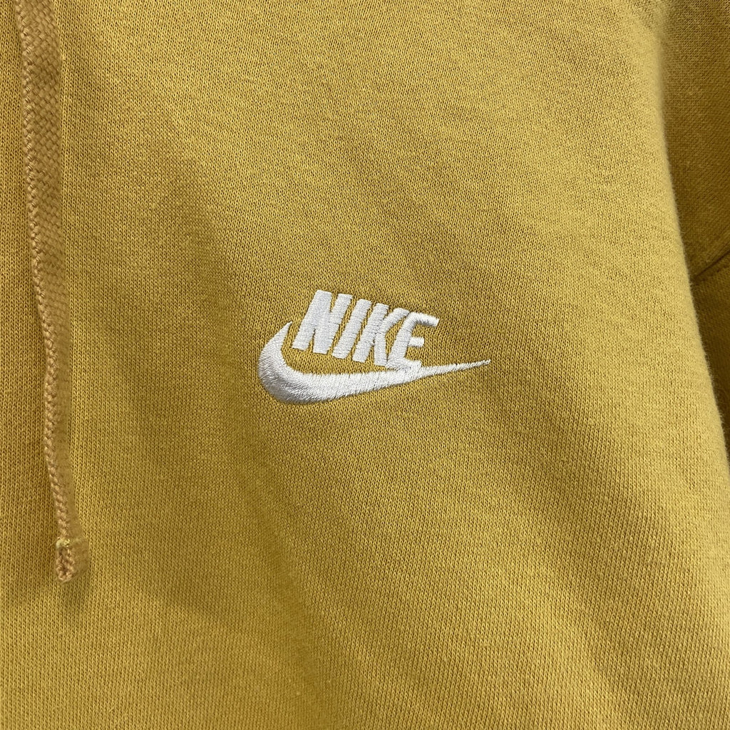 NIKE　ナイキ　スウェットパーカー/フーディー　スウッシュ　黄色　イエロー　Mサイズ　古着