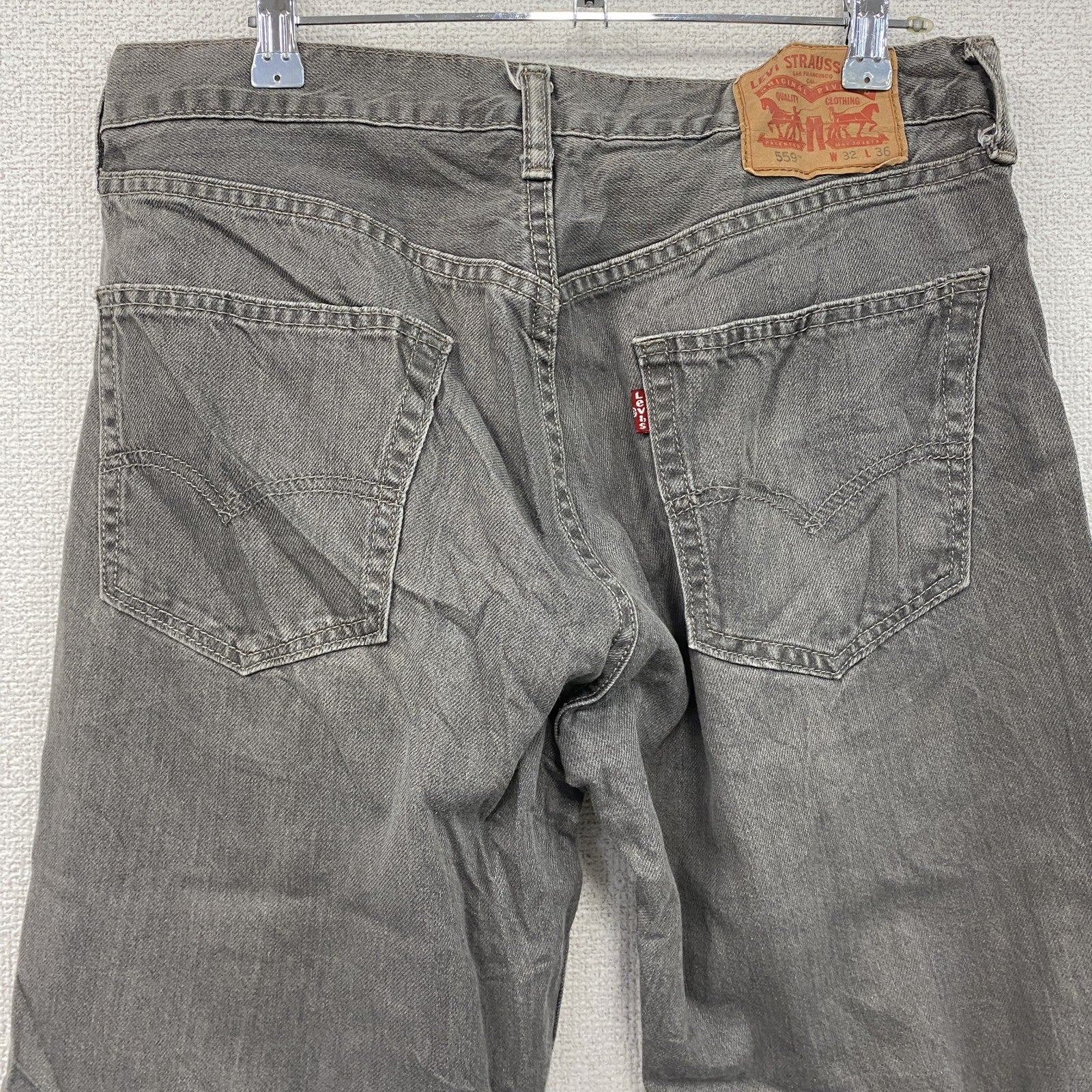 Levi’ｓ　リーバイス　559　デニムパンツ/ジーンズ　ジップフライ　ダークグレー　W32サイズ　古着