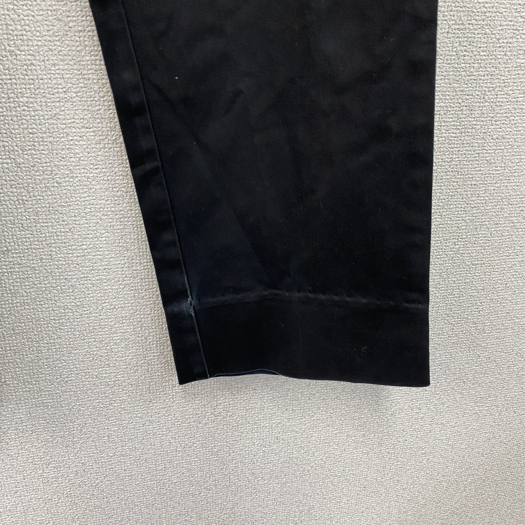 00s　adidas golf　アディダスゴルフ　チノパンツ　ジップフライ　無地　ヴィンテージ　黒　ブラック　91サイズ　古着