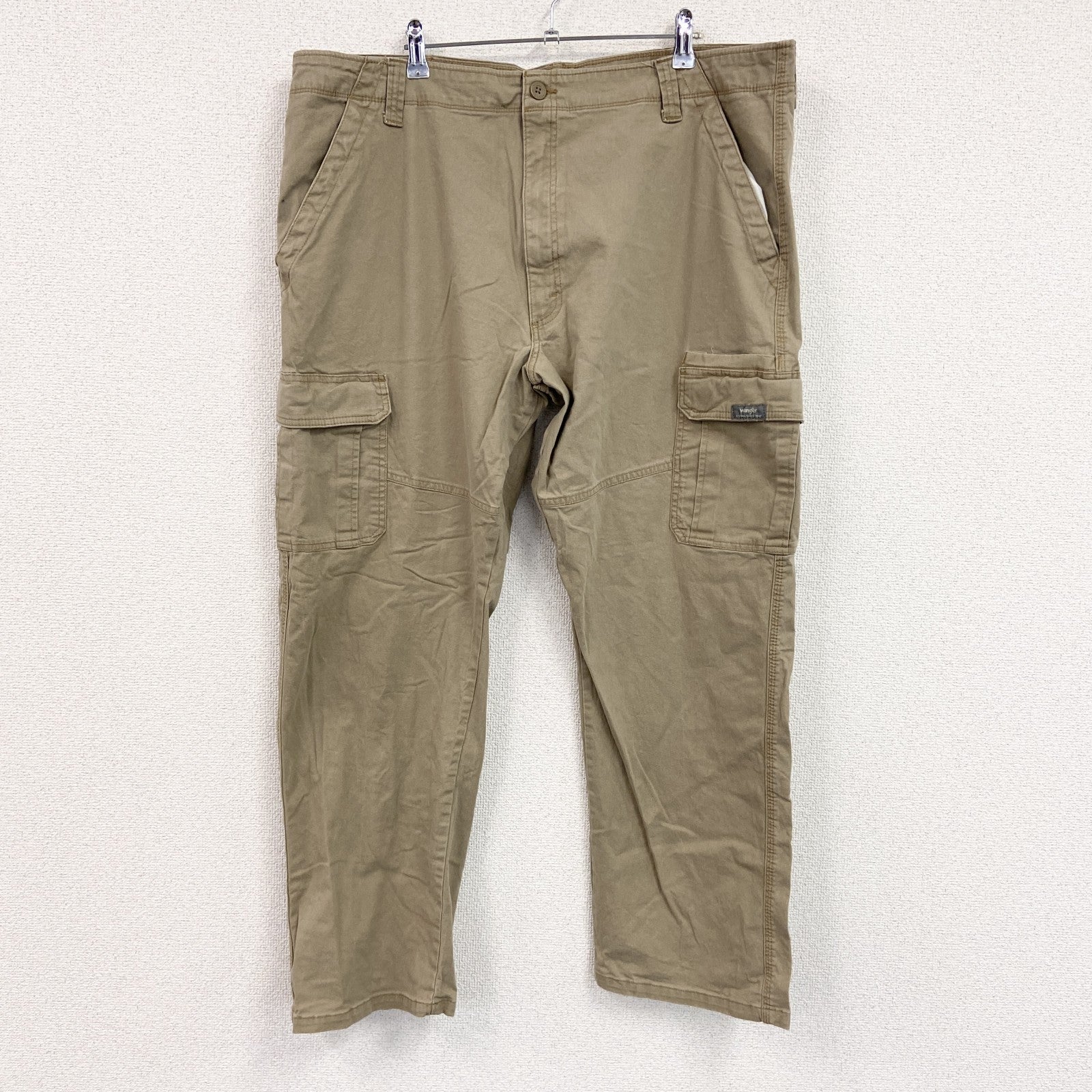 Wrangler　ラングラー　カーゴパンツ　6つポケット　ワンポイント　ベージュ　40サイズ　古着