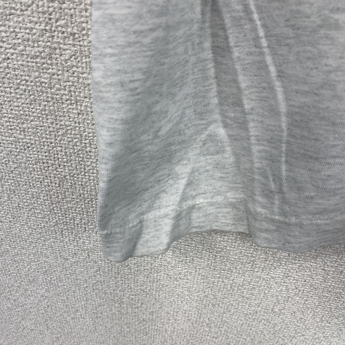 FRUIT OF THE LOOM　フルーツオブザルーム　半袖プリントTシャツ　シングルステッチ　霜降りグレー　2XLサイズ カットソー メンズ コットン 古着