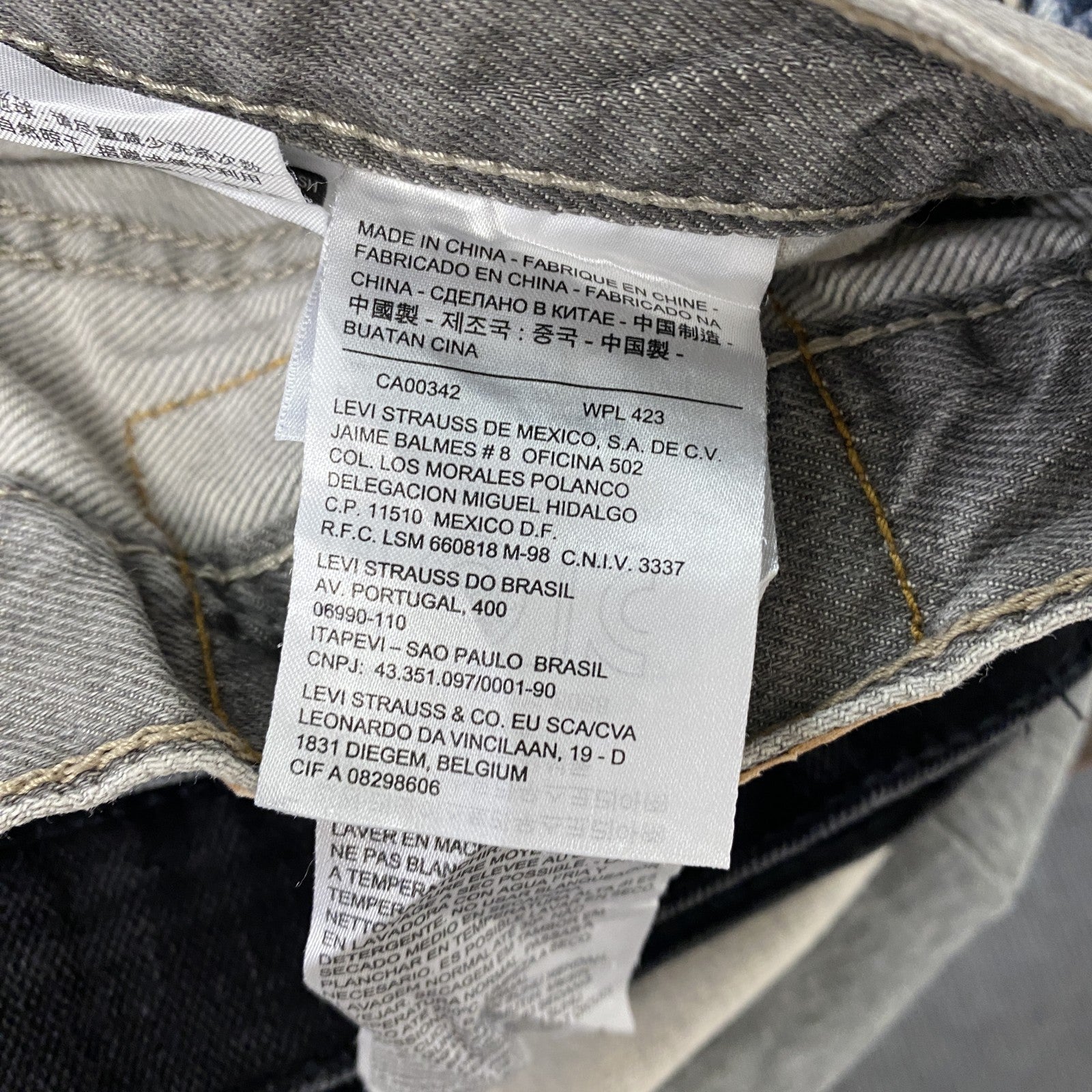 Levi’ｓ　リーバイス　559　デニムパンツ/ジーンズ　ジップフライ　ダークグレー　W32サイズ　古着