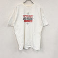 ALL SPORT　半袖プリントTシャツ　シングルステッチ　白　ホワイト　XLサイズ カットソー メンズ コットン 古着