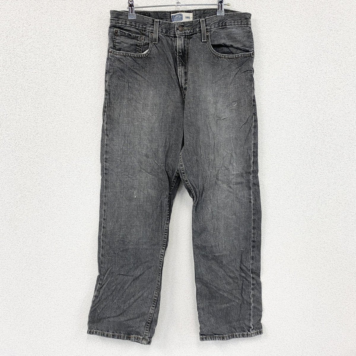 Levi’ｓ　リーバイス　デニムパンツ/ジーンズ　縦落ち　ジップフライ　ダークグレー　W32サイズ　古着