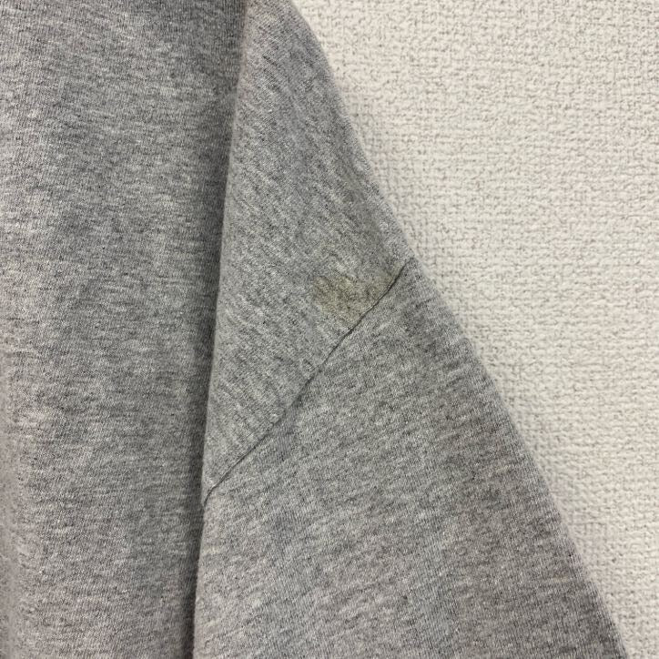 champion チャンピオン　半袖プリントTシャツ　グレー　灰色　バスケ　クルーネック　レトロデザイン　XLサイズ　古着