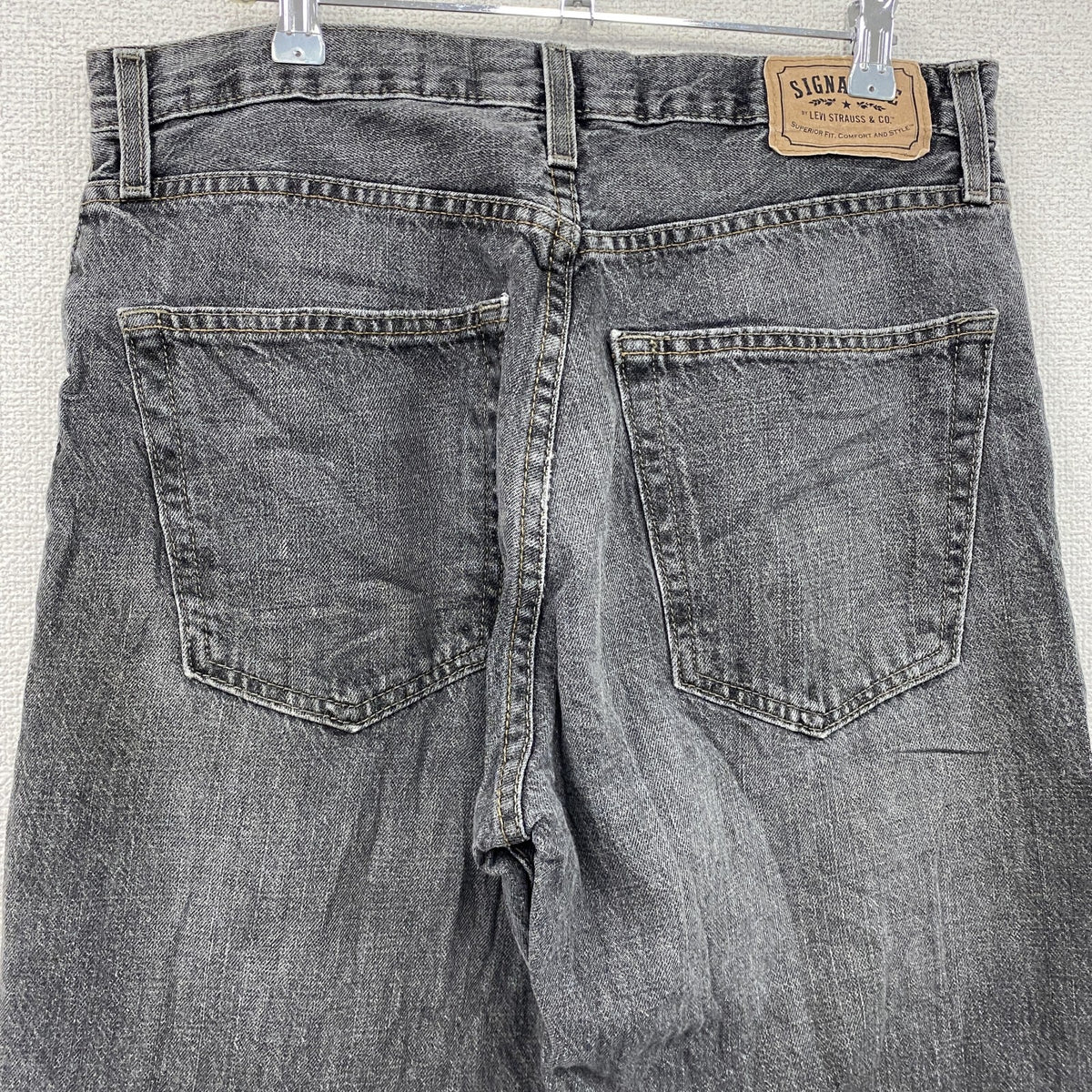 Levi’ｓ　リーバイス　デニムパンツ/ジーンズ　縦落ち　ジップフライ　ダークグレー　W32サイズ　古着