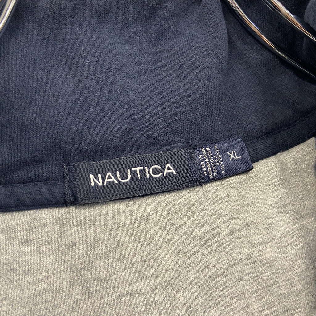 NAUTICA　ノーティカ　ハーフジップスウェット/トレーナー　紺　ネイビー　XLサイズ　古着