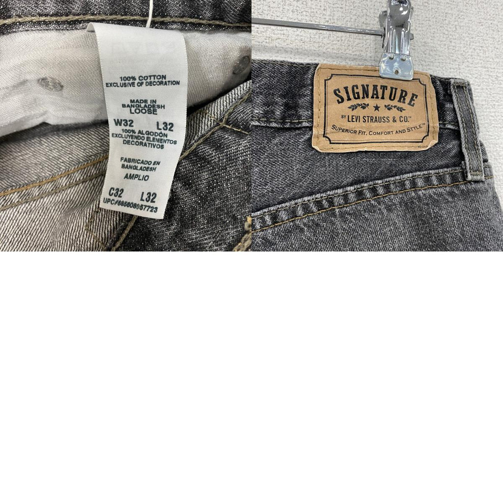 Levi’ｓ　リーバイス　デニムパンツ/ジーンズ　縦落ち　ジップフライ　ダークグレー　W32サイズ　古着