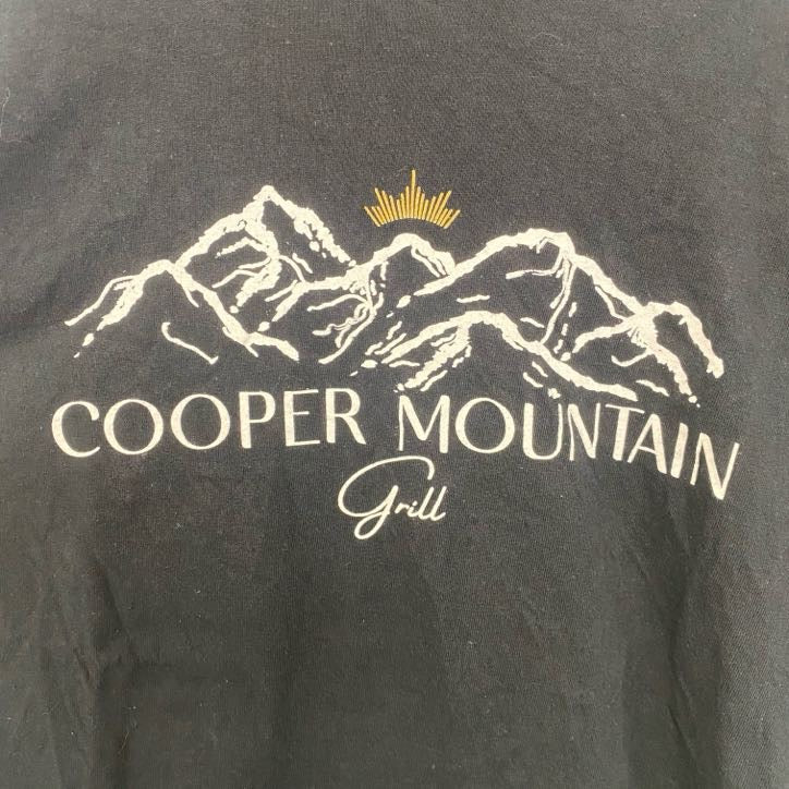 GILDAN　ギルダン　半袖プリントTシャツ　4連プリント　両面プリント　クルーネック　黒　ブラック　Lサイズ　古着