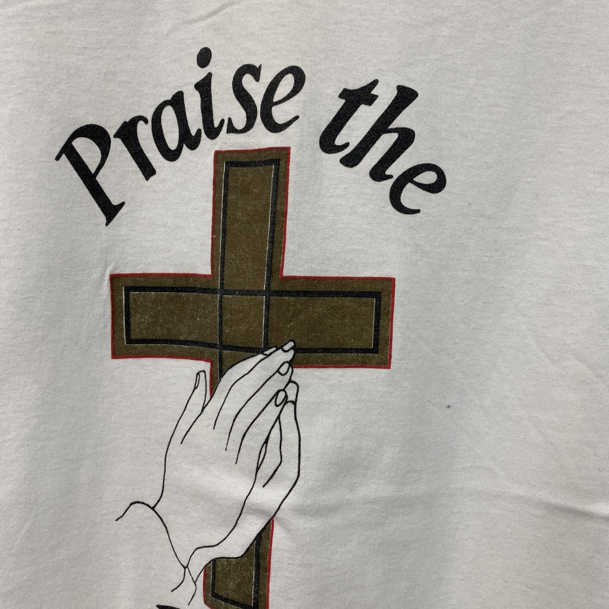 IMPROVED LIVING　半袖プリントTシャツ　シングルステッチ　白　ホワイト　Lサイズ カットソー メンズ 古着
