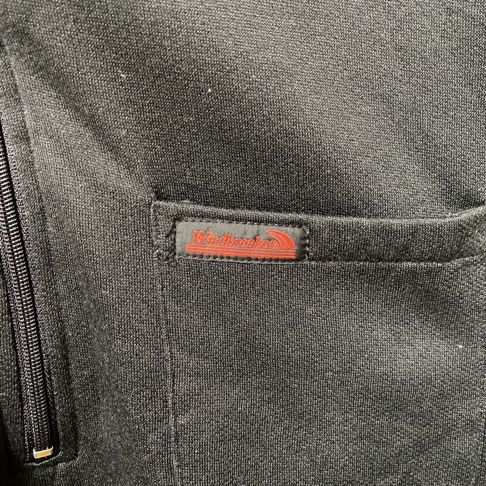 WINDBREAKER　長袖ハーフジップスウェット　トレーナー　黒　ブラック　ハイネック　秋冬服　Mサイズ　古着
