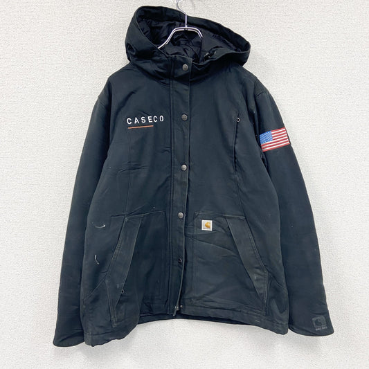 Carhartt　カーハート　FULL SWING　フルスイングジャケット　ダックジャケット　星条旗　黒　ブラック　Lサイズ