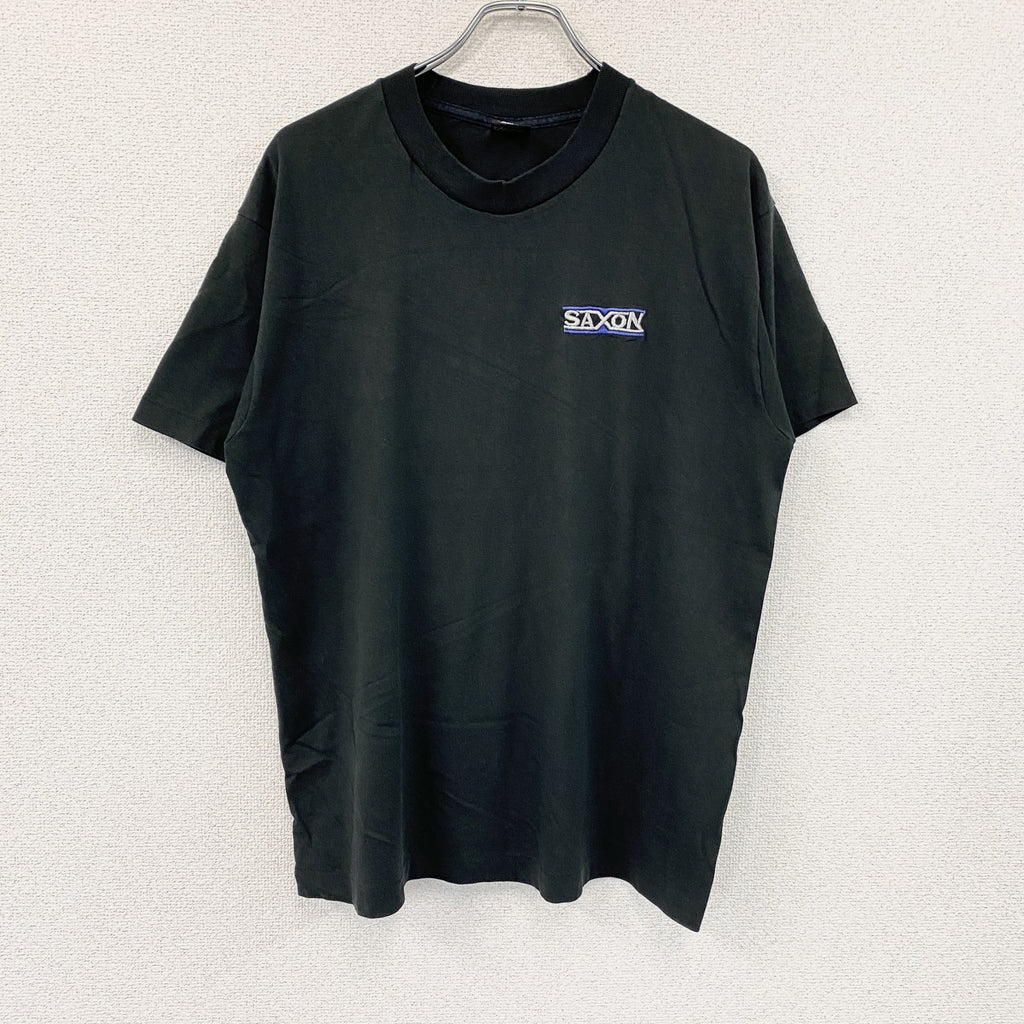 SCREEN STARS　スクリーンスターズ　半袖プリントTシャツ　シングルステッチ　黒　ブラック　XLサイズ カットソー メンズ コットン 古着