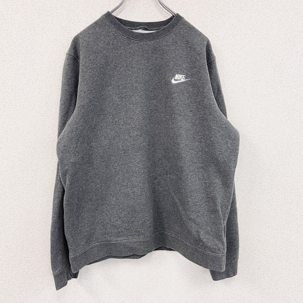 NIKE　ナイキ　スウェット/トレーナー　スウッシュ　灰色　グレー　古着