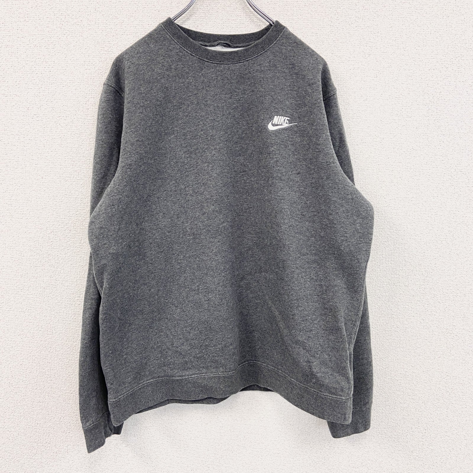 NIKE　ナイキ　スウェット/トレーナー　スウッシュ　灰色　グレー　古着