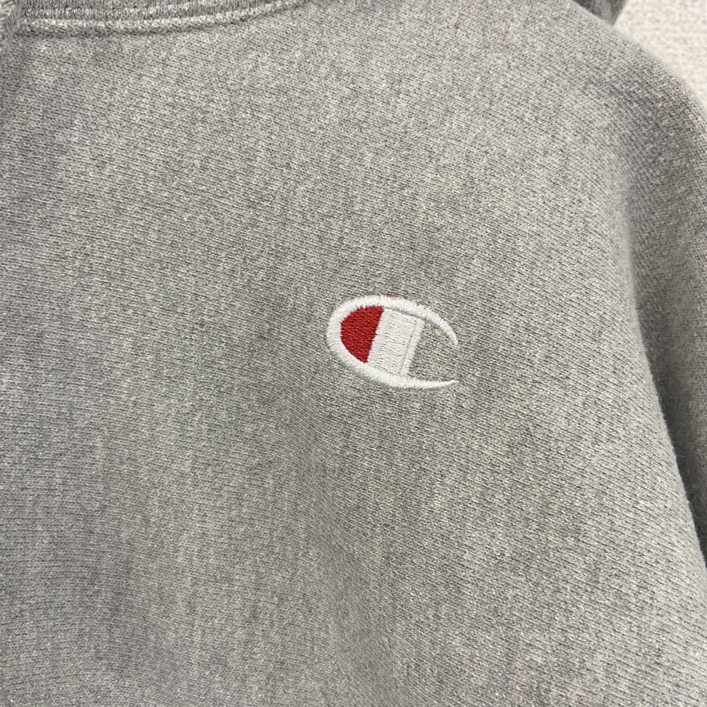 Champion　チャンピオン　リバースウィーブ　スウェットパーカー/フーディー　灰色　グレー　Mサイズ トレーナー スウェットトップス フード付き 古着