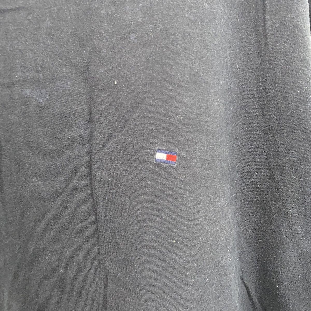 TOMMY HILFIGER　トミーヒルフィガー　半袖Tシャツ　黒　ブラック　Lサイズ　古着