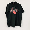 BVD　半袖プリントTシャツ　シングルステッチ　黒　ブラック　XLサイズ カットソー メンズ コットン 古着