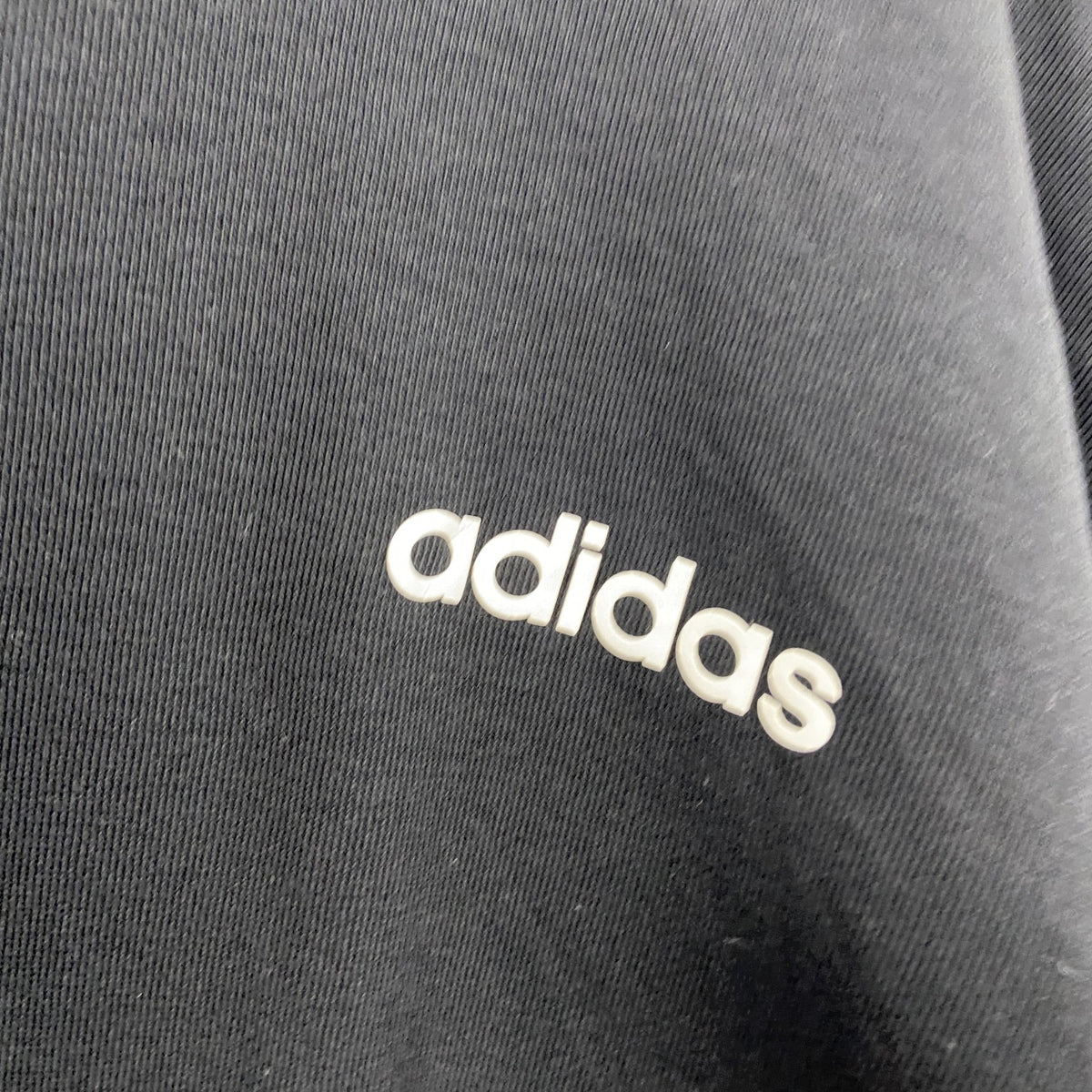 adidas　アディダス　スウェットパーカー/フーディー　黒　ブラック　XLサイズ　古着